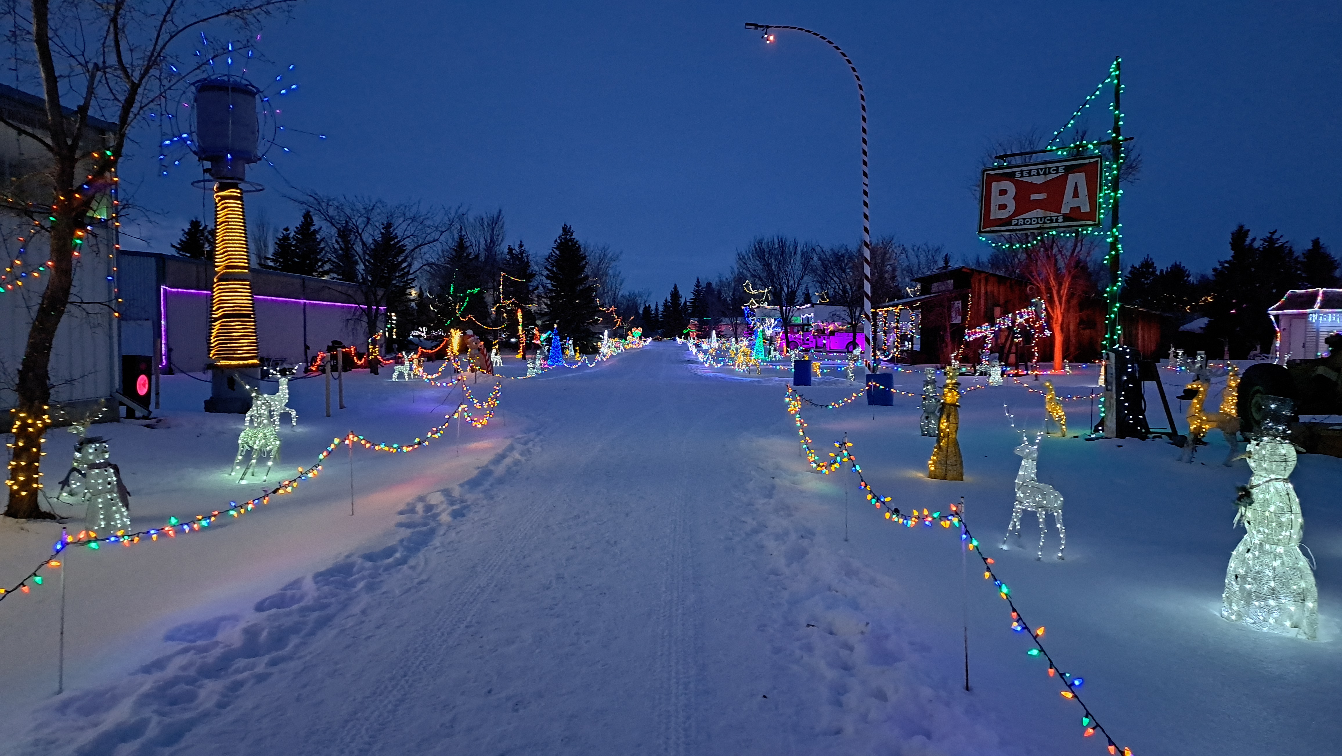 2024 Leduc West Christmas Lights Display