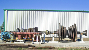 Rossdale # 10 Turbine high pressure rotor(left) and low pressure rotor(right)2011-09-10